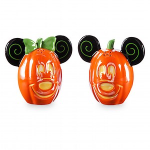 Mickey and Minnie Mouse Pumpkin Salt & Pepper Shakers | Chip and Company