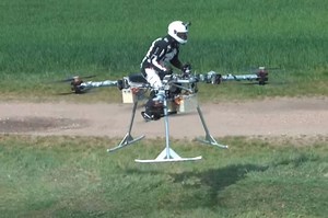 Le "vélo" volant 100% éléctrique - "Flike"