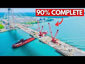 The $6.4 BILLION Mega Bridge Connecting USA & Canada Is Almost Ready!