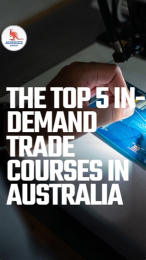 🛠️ Ready to level up your skills? Watch this Reel to uncover the Top 5 Trade Courses that can catapult your career to new heights! 🎓 Master your trade today with #TradeCourses that truly matter. 🌟 #AussizzGroup #Top5TradeCourses #CareerGoals #tradecourses #studyinaustralia #tradecoursesaustralia | Aussizz Group