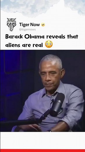 Barack Obama reveals that Aliens are real 😳
