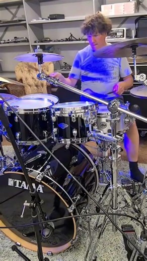 Drummng along the soulful 'Seven Days in Sunny June' by Jamiroquai