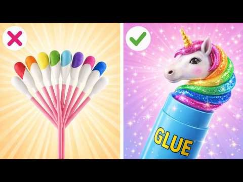 ART CHALLENGE and Easy Drawing Hacks For CREATIVE MINDS 🎨 by 123 GO!