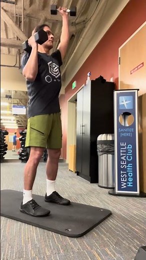 Dumbbell Alternating Shoulder Overhead Press