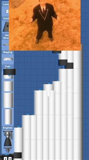 building a rocket but from the viewer #spaceflightsimulator #building 😔✌️🥀