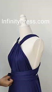Tutorials To Wear infinity dress in 100 ways--The 3 ways to wear infinity dress with Accessories