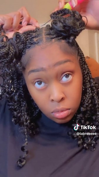 Boho knotless braid bob✨ (CROCHET METHOD) • • • • • #knotlessbraids #bohobraids #bohoknotlessbraids #crochetbraids #crochetknotlessbraids #crochetbraidstyles #braidstyles #knotlessbraidbob