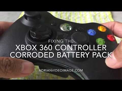 Fixing The Xbox 360 Game Controller Corroded Battery Pack