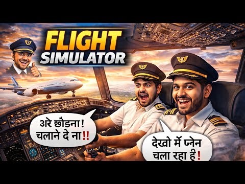 “Pilot Ban Gaya 😱 India Se Direct Landing Challenge | Flight Simulator Gameplay Hindi