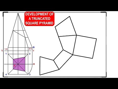 Development of a Truncated Square Pyramid | Bottom Closed |