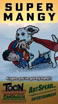 Superman's Worst Friend - TOON SANDWICH #funny #superman #dc #dcu #krypto #comedy #parody