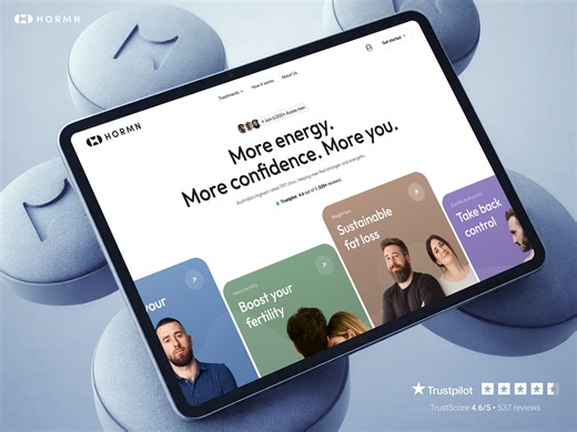 Healthcare Web Design – Hormn