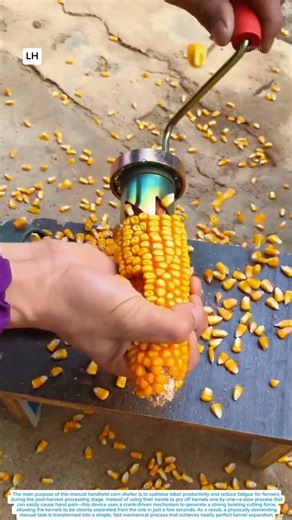 Manual Corn Sheller: 10x Faster Than Hand Shelling