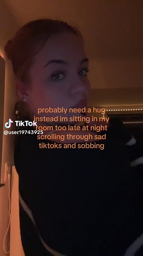 Late Night Room Scrolling & Sad TikToks