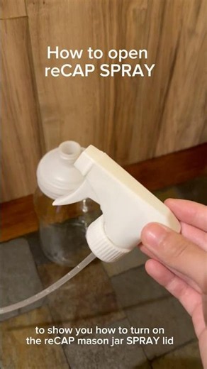 How to Open the reCAP Mason Jar Spray Lid