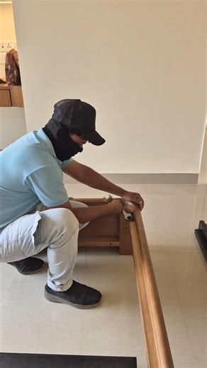 Gulmohar Lane Premium Bed Installation | Solid Wood Luxury Look