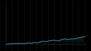 Download Glowing blue graph for free