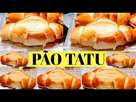 Pão tatu fofinho