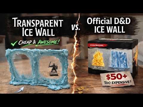 DIY Transparent Ice Wall for D&D | Cheap & Better Than Official