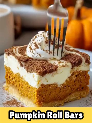 1.4K views | Pumpkin Roll Bars All the flavor of a classic pumpkin...
