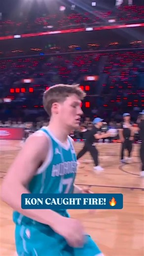 NBA on NBC and Peacock on Instagram: "Kon Knueppel scores 27 to start us off STRONG! 🐝"