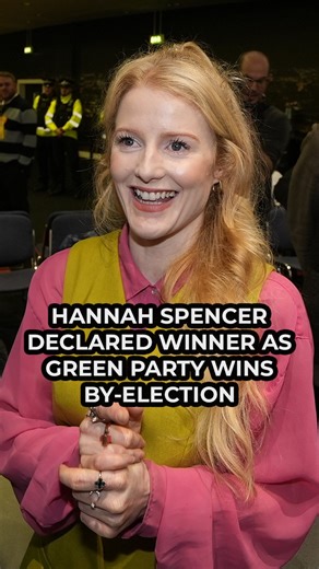 BREAKING: Hannah Spencer has won Gorton and Denton for the Greens in the party’s first-ever parliamentary by-election victory, defeating Labour in its long-time stronghold. | GB News