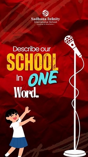 366K views · 2.1K reactions | Here’s how our students see the school — raw, real, and truly inspiring. ❤️凉 #InfinityInWords #SIISBeyondBooks #StudentStories #OneWordThatMatters | Sadhana Infinity International School | Facebook