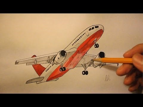 How To Draw Airplane