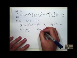 Power series solution to differential equations: a tutorial