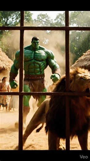 hulk rescue lion #ai #aivideos #shorts
