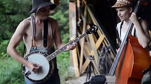 Thunderstruck on Banjo and Spoons!
