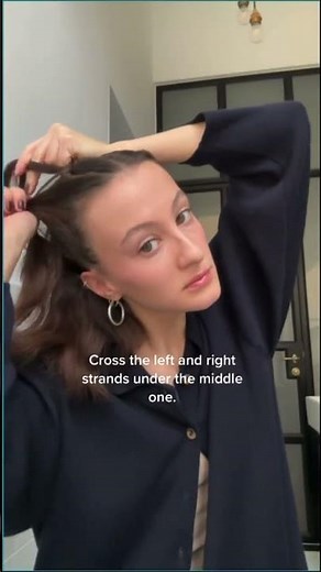 Easy BOXER BRAIDS Tutorial for shorter hair, double Dutch braid, Flechtfrisur für kurze Haare🙌🏼