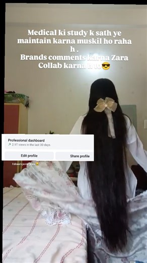 Miss Explorer on Instagram: "Brand comments karna Zara😎??? Girls do Comment to know the secret of my hairs #reelitfeelit🧚🏼‍♀️#collaboration #productcollaboration #tresmme #reels #loréal #ᴛʀᴇɴᴅɪɴɢsᴏɴɢ #longhair #dove #feedfeed #viralreels #algorithm#influish"