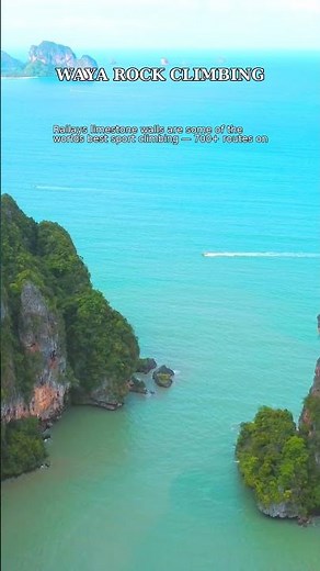 Railay Beach: Thailand's Most Dramatic Beach Is Only Accessible by Boat #Shorts