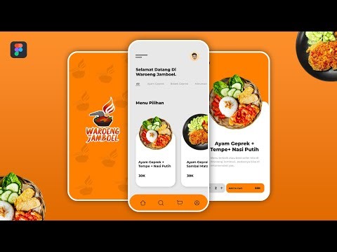 Bikin UI Desain Food Delivery | Figma Tutorial #1