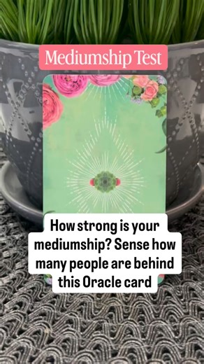 Courtney Dawson | Psychic Medium & Mediumship Teacher on Instagram: "Mediumship development exercise to strengthen your clairvoyance.⁠ ⁠In mediumship, being able to read energy is a core skill.⁠ ⁠ ⁠This spiritual practice helps you tune into the energy on an oracle card without needing to “know” anything first.⁠ ⁠ ⁠👉 Take a breath, focus on the card in the video⁠ ⁠ 💬 Comment the number of people you sense/see below⁠ 👇⁠ ⁠ 💾 Save this reel so you can come back later today for the reveal ⁠ ⁠ ⁠W