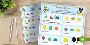 Shapes: Identify the Sorting Rule Activity