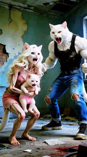 Kalyug ki Billi Insani Takat 🧬🙀#short #viralshort #kalyug #cat