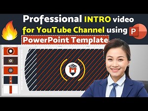 How to make professional YouTube intro || Make INTRO for Educational YouTube Channel in PowerPoint