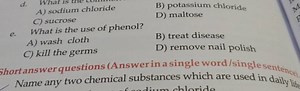 What is the use of phenol?... | Filo