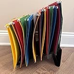 Amazon.com : SUMMORO Inclined File Organizer for Desk, 7-Tier Vertical File Folder Holder Office Desk Organizer Metal Rack File Wire Mesh Desktop Document Sorter for Office School Classroom Home (Pink) : Office Products