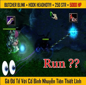 49K views · 191 reactions | Butcher Blink + HOOK HEADHOT!!! 250 STR = 5000 HP Gã Đồ Tể Với Cổ Binh Nhuyễn Tiên Thiết Lĩnh Game: DOTA - Warcraft III Player: TheBaltazarTV ⚓️Platform: ICCup Maps 6.83s R64 隸‍♂️Content editor: Gs Trần ❗️Licensed content Thank for Watching! #dota #GsTran #TheBaltazarTV | DOTA Community | Facebook
