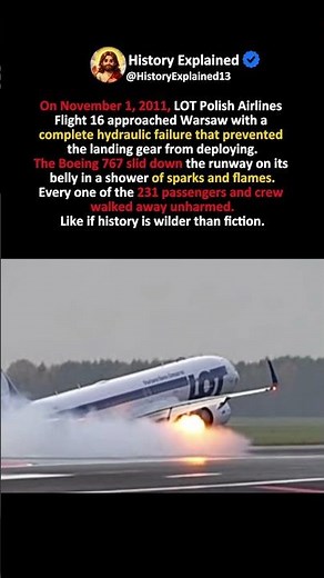 Jet Belly Landed With No Gear