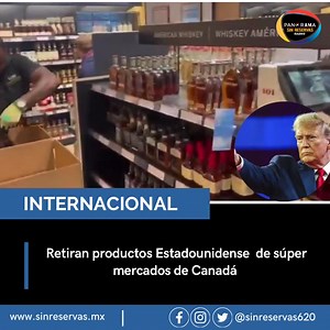 17K views · 397 reactions | | Comenzó la guerra comercial entre Estados Unidos y Canadá Tiendas de Canadá retiran productos estadounidenses En medio de la guerra comercial arancelaria de Donald Trump, para imponer aranceles a productos canadienses, en tiendas de Canadá comenzaron a retirar artículos provenientes de Estados Unidos, como la famosa bebida Jack Daniel's. : Joe Warmington | Panorama Sin Reservas 620 AM | Facebook