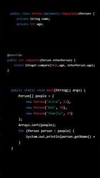 What is the difference between Comparable and Comparator in Java?