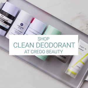 Credo doesn't sell antiperspirants due to potential health concerns around blocking sweat ducts, but we have some amazing odor-busting, clean deodorants that sweetly do the job. | Credo Beauty