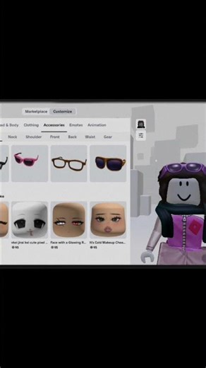 #shorts Roblox glasses