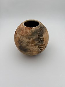 Handmade Ceramic Vase With Carved Detail and Rustic Glaze. One of a Kind. - Etsy