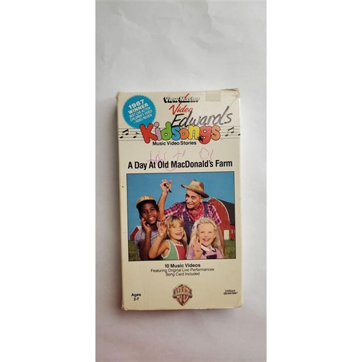 Vintage Kidsongs - A Day at Old Macdonalds Farm (VHS) 1985 Music Video Stories - Etsy