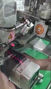 Double needle belt loop for trousers